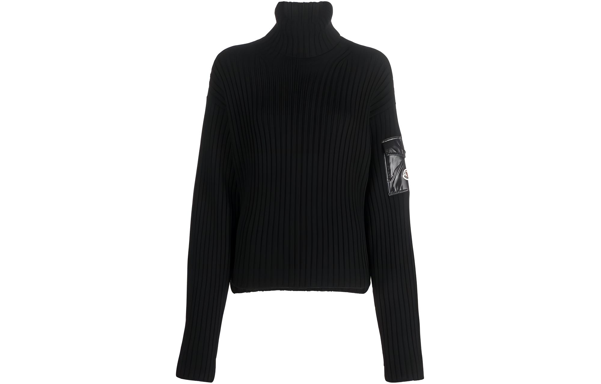 Moncler Кашемировый свитер женский черный водолазка Moderate
Moncler Кашемировый свитер женский черный водолазка Moderate