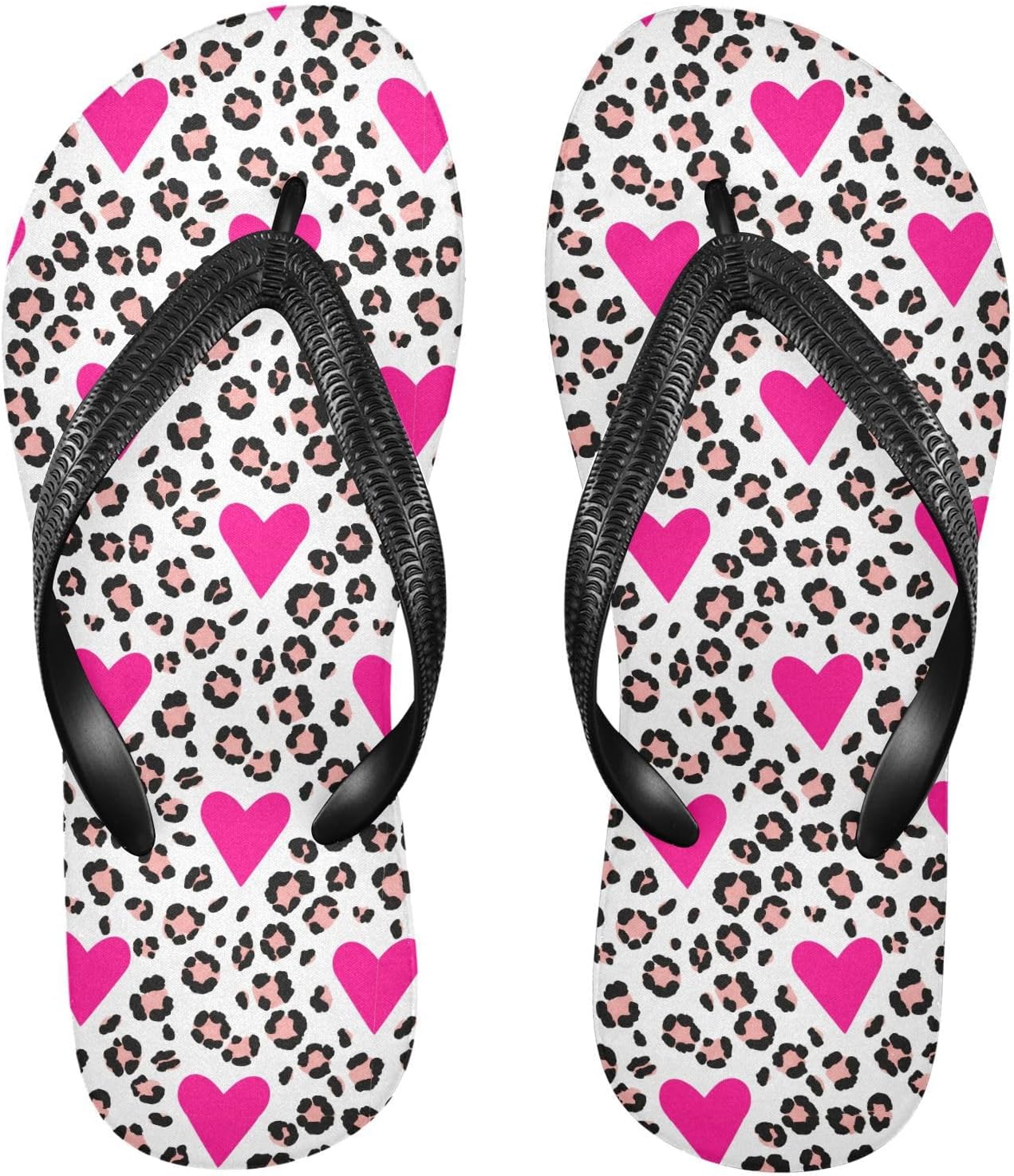 Женские и мужские пляжные летние повседневные сандалии Pink Hearts Black Leopard, шлепанцы для душа 20861828 Kfbe
Женские и мужские пляжные летние повседневные сандалии Pink Hearts Black Leopard, шлепанцы для душа 20861828 Kfbe