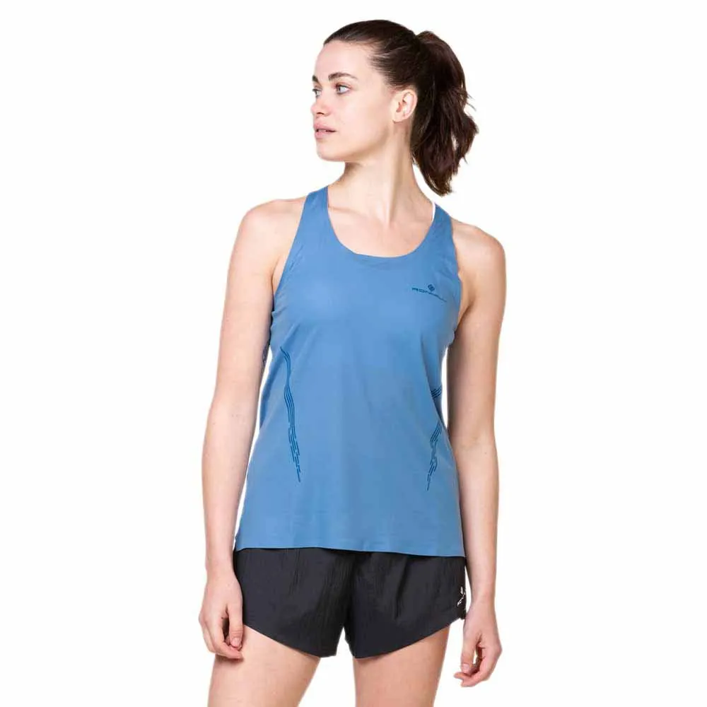 Футболка без рукавов спортивная Ronhill Tech race, синий 
Футболка без рукавов спортивная Ronhill Tech race, синий