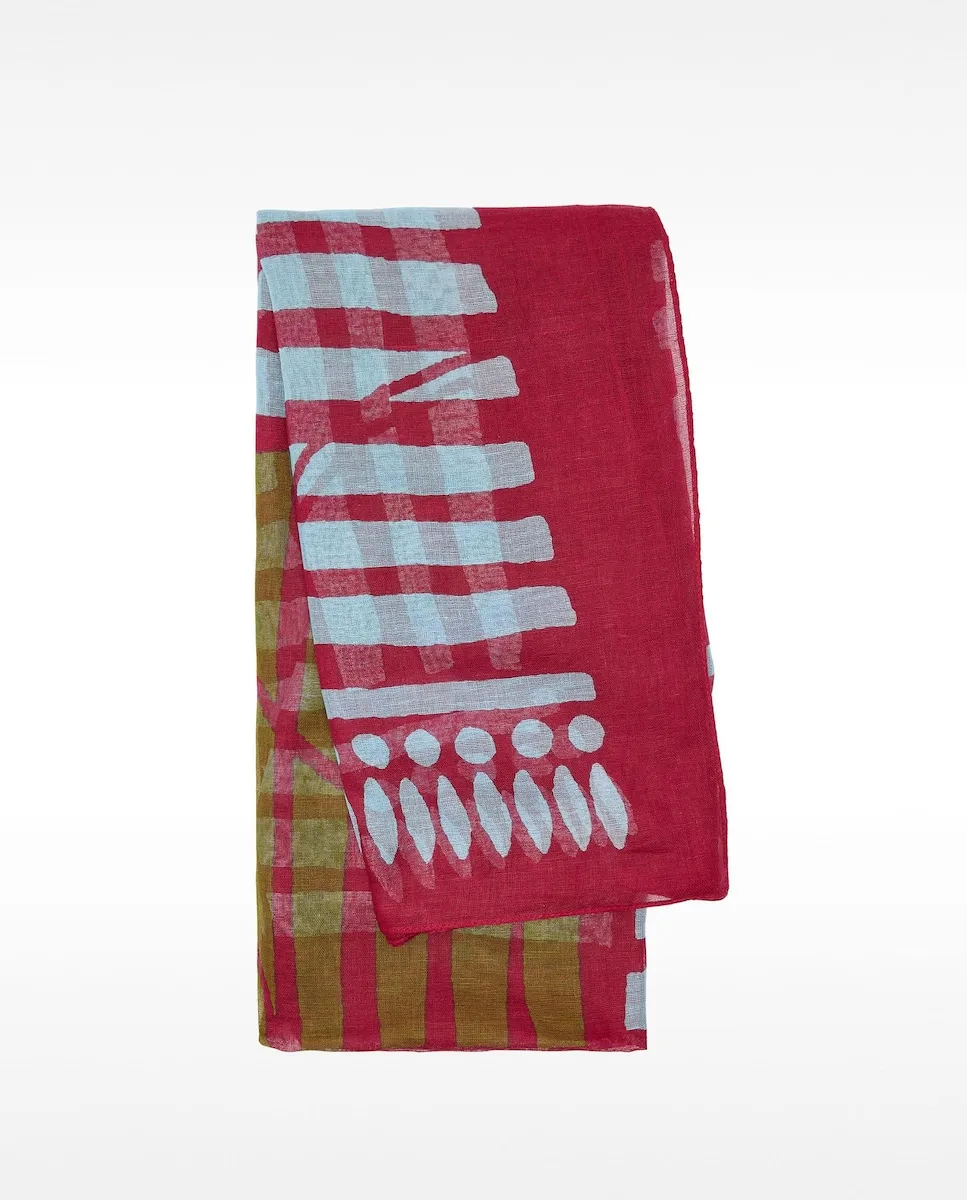 Платок с декоративной строчкой и геометрическим принтом Parfois, фуксия
Платок с декоративной строчкой и геометрическим принтом Parfois, фуксия