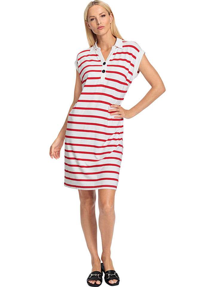 Короткое платье Heine, белый/красный
Короткое платье Heine, белый/красный