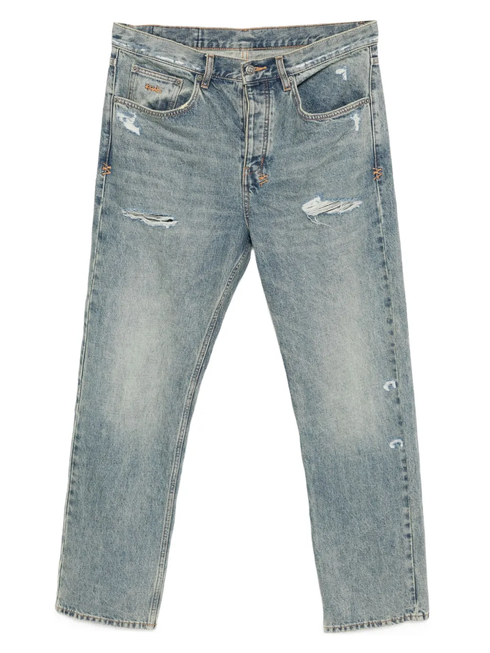 Джинсы с эффектом потертости Ksubi, синий
Джинсы с эффектом потертости Ksubi, синий