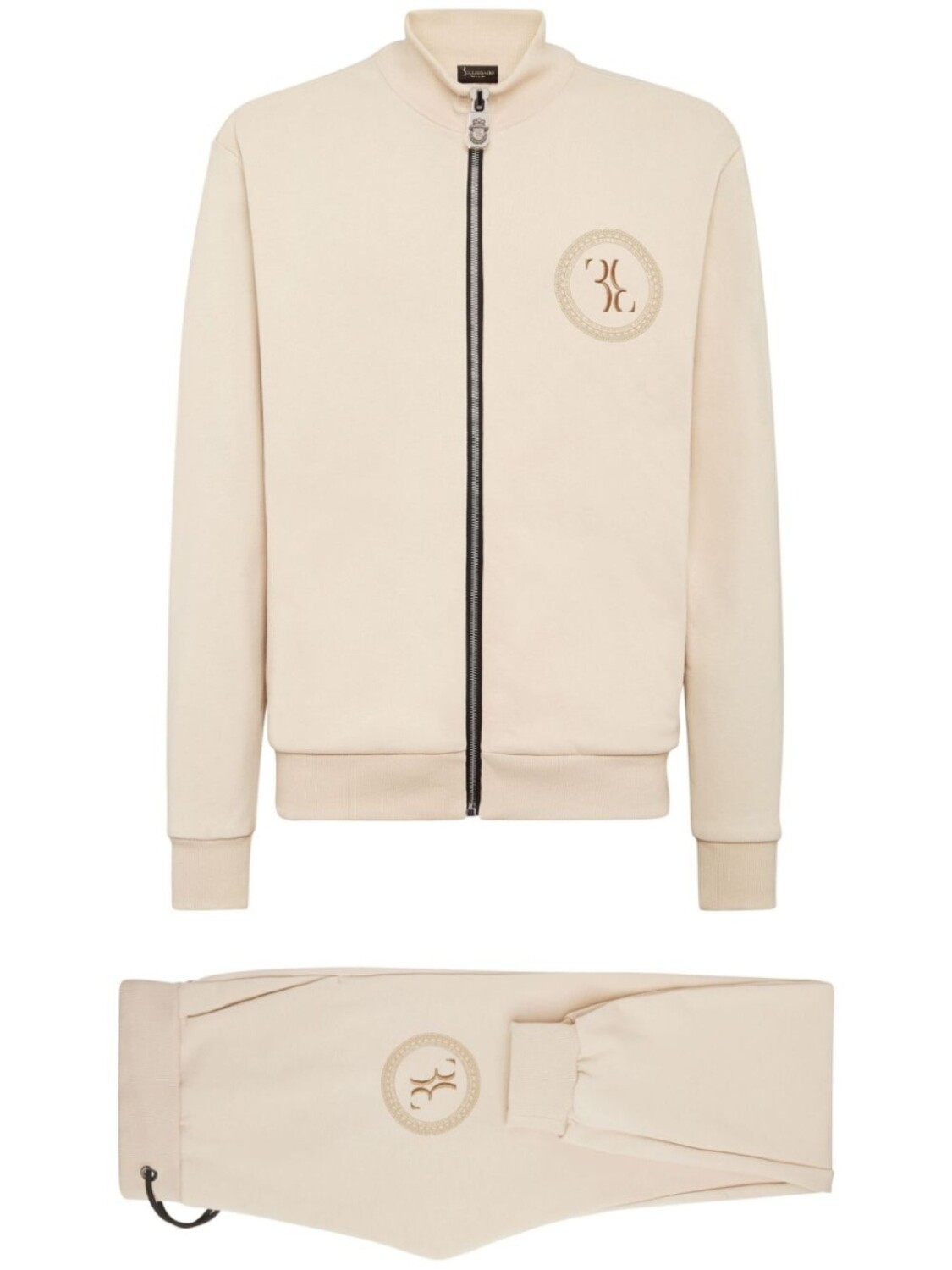 Хлопковый спортивный комплект с вышитым логотипом Billionaire, серый
Хлопковый спортивный комплект с вышитым логотипом Billionaire, серый