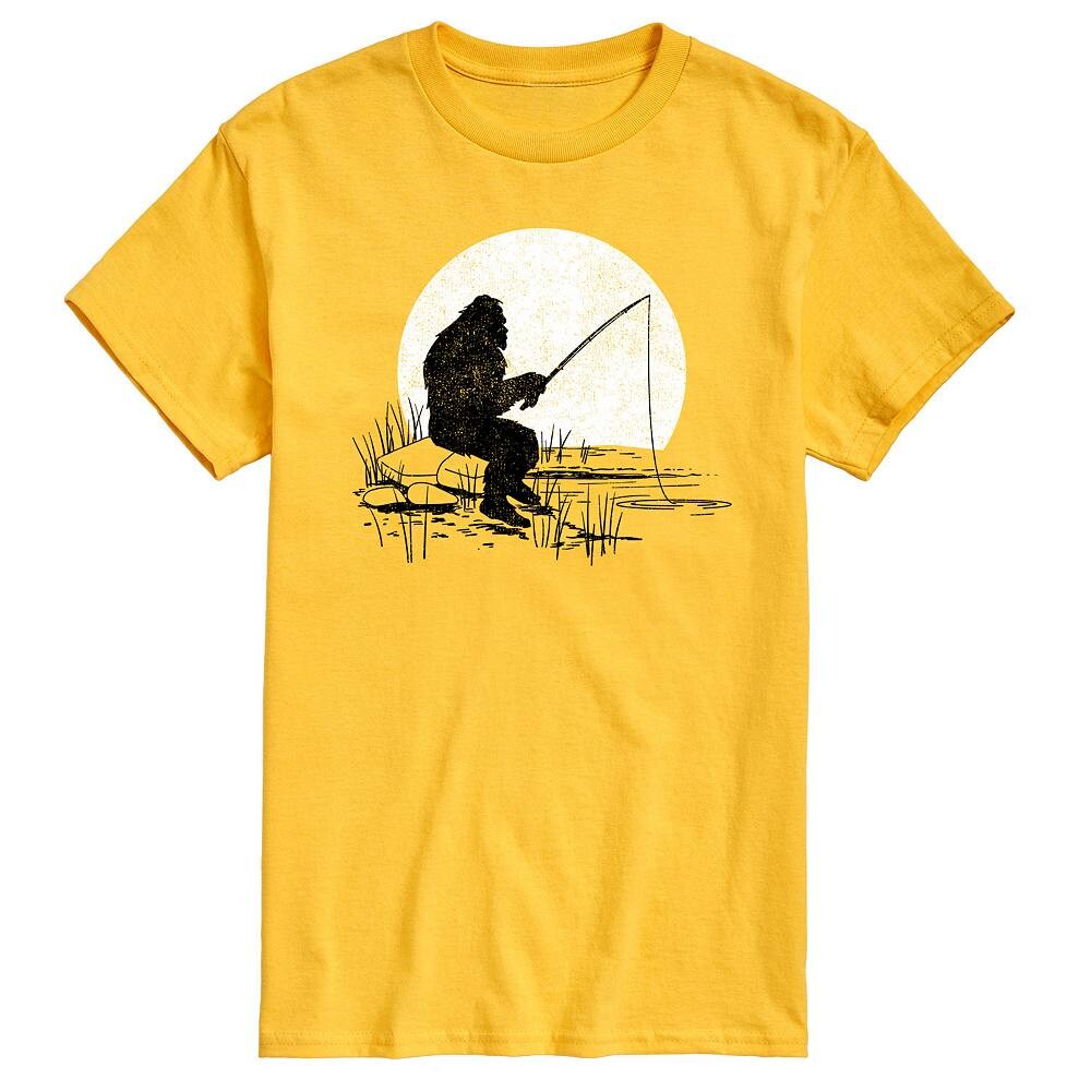Мужская футболка с рисунком Sasquatch Fishing Licensed Character, желтый
Мужская футболка с рисунком Sasquatch Fishing Licensed Character, желтый