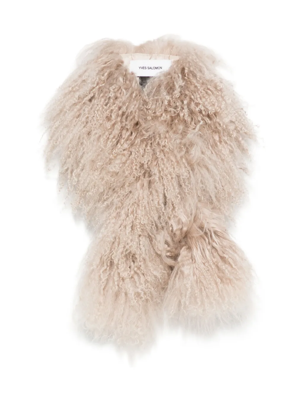 Шарф из кудрявого овчинного меха YVES SALOMON, нейтральный
Шарф из кудрявого овчинного меха YVES SALOMON, нейтральный