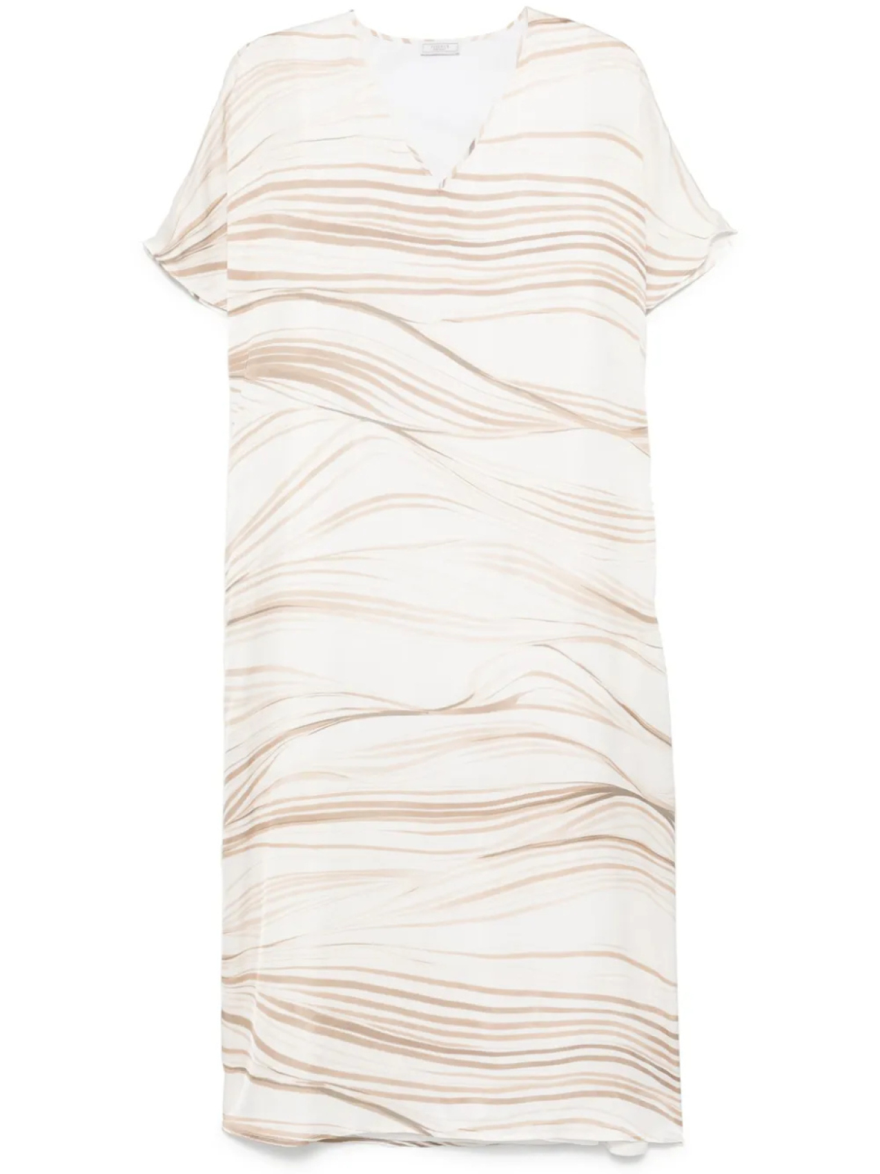 Peserico платье миди в полоску, белый
Peserico платье миди в полоску, белый