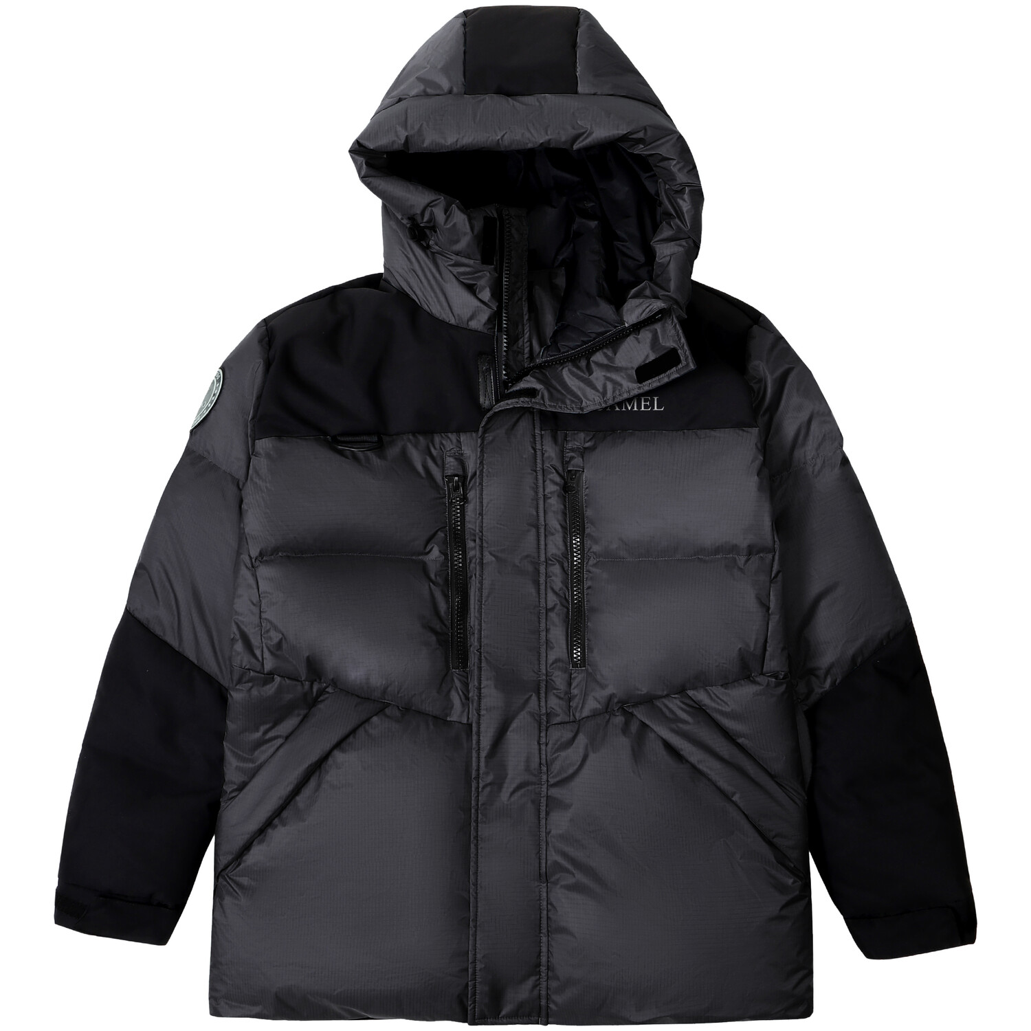 Camel Мужской пуховик верблюжьего цвета, Серый Хаки/Фантомный Черный
Camel Мужской пуховик верблюжьего цвета, Серый Хаки/Фантомный Черный