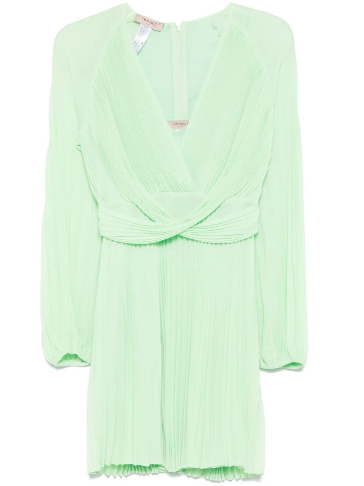 TWINSET платье мини со складками, зеленый
TWINSET платье мини со складками, зеленый