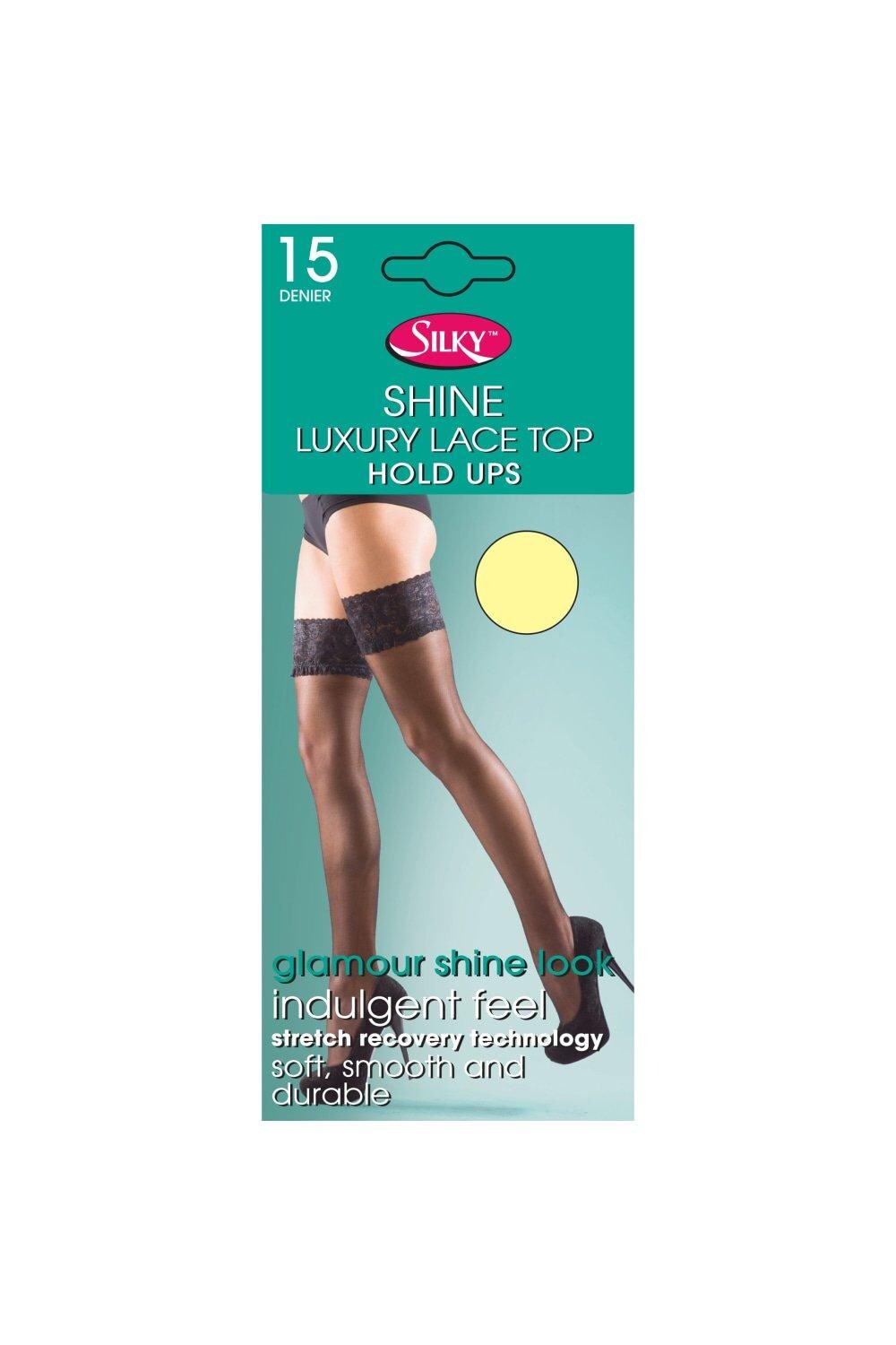 Блестящие кружевные чулки (1 пара) Silky, белый
Блестящие кружевные чулки (1 пара) Silky, белый