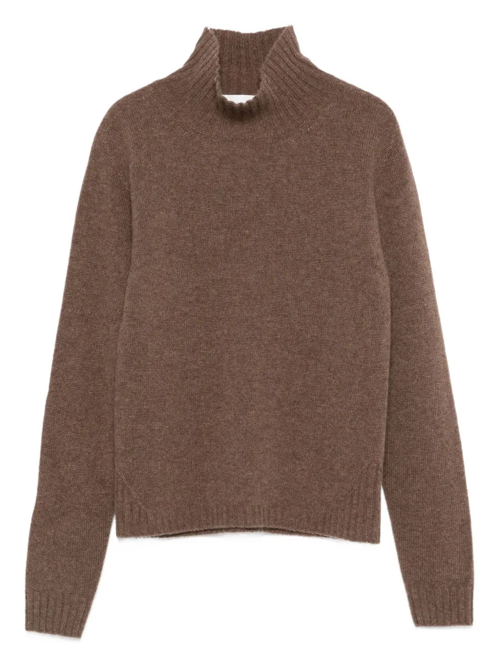 Свитер с воротником-воронкой Solotre, коричневый
Свитер с воротником-воронкой Solotre, коричневый