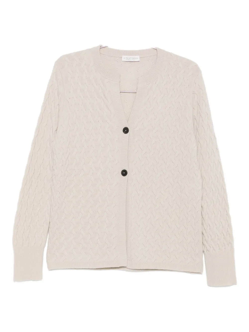 Кардиган вязаный косичкой на пуговицах Le Tricot Perugia, светло-бежевый
Кардиган вязаный косичкой на пуговицах Le Tricot Perugia, светло-бежевый