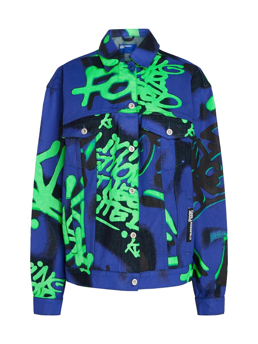 Межсезонная куртка Karl Lagerfeld Jeans, синий 
Межсезонная куртка Karl Lagerfeld Jeans, синий