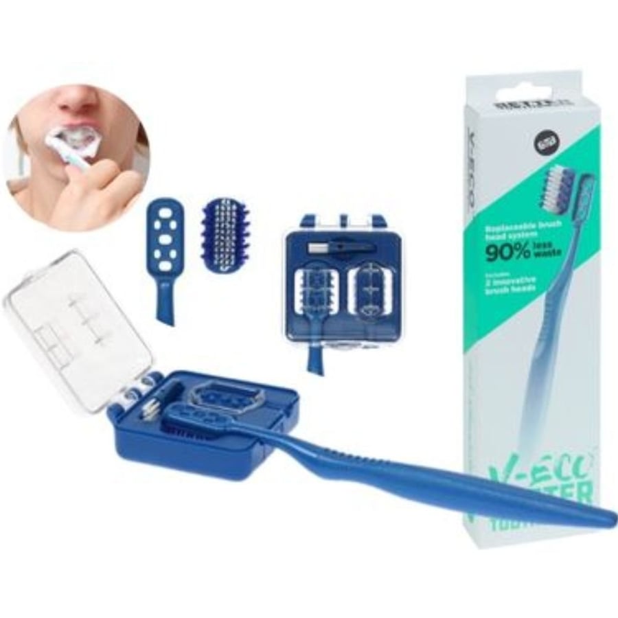 Зубная щетка V-eco Better, синяя
Зубная щетка V-eco Better, синяя