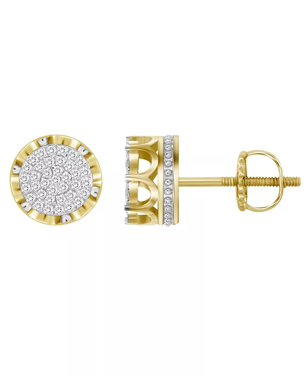 Мужские серьги с бриллиантами (1/6 карата) из 10-каратного желтого золота Macy'S, yellow
Мужские серьги с бриллиантами (1/6 карата) из 10-каратного желтого золота Macy'S, yellow