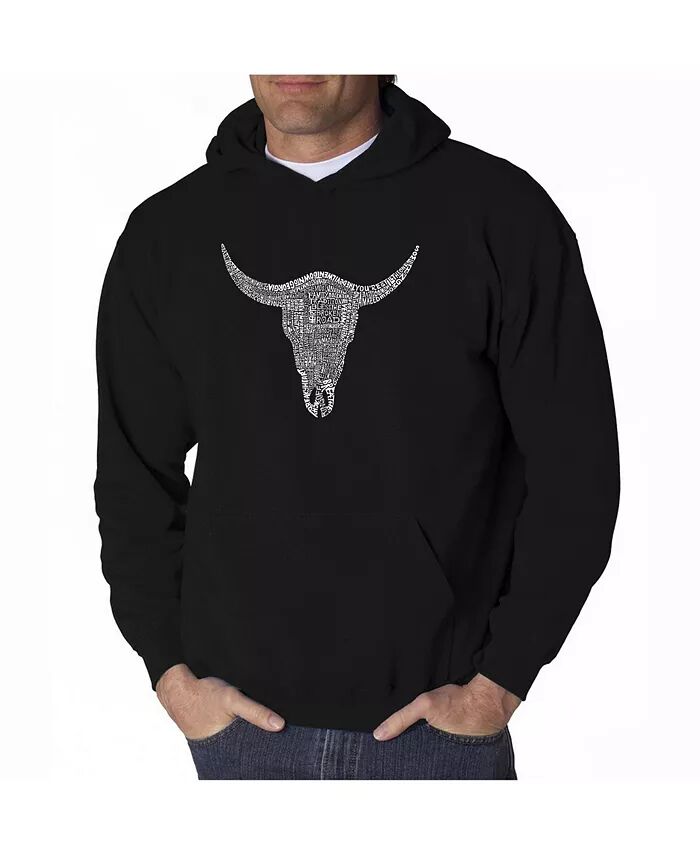 Мужская толстовка с капюшоном Word Art - Cowskull Country Hits LA Pop Art, черный
Мужская толстовка с капюшоном Word Art - Cowskull Country Hits LA Pop Art, черный