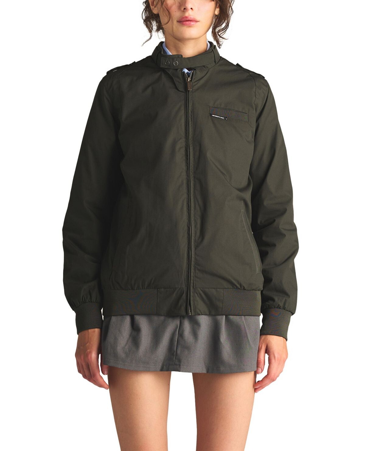 Женская классическая гоночная куртка Iconic (облегающего кроя) Members Only, зеленый
Женская классическая гоночная куртка Iconic (облегающего кроя) Members Only, зеленый