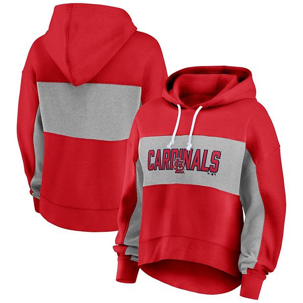 Женский брендовый красный стайл St Louis Cardinals с принтом худи Fanatics
Женский брендовый красный стайл St Louis Cardinals с принтом худи Fanatics