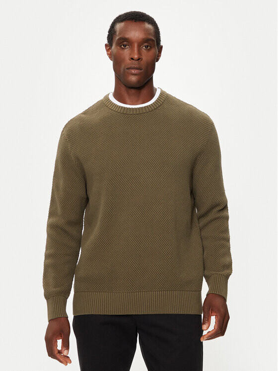 Пуловер свободного кроя Selected Homme, зеленый 
Пуловер свободного кроя Selected Homme, зеленый