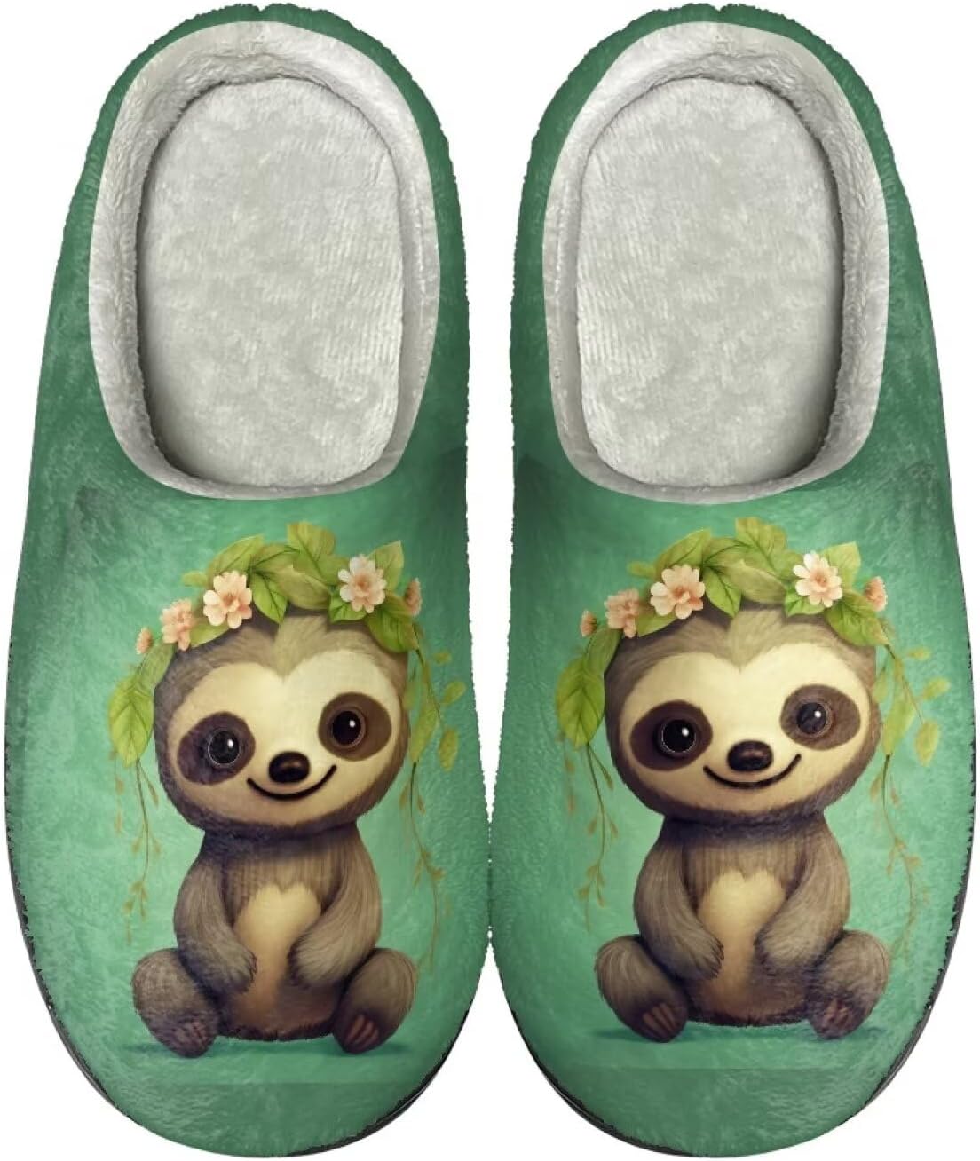 Тапочки Showudesigns для женщин и мужчин, размер 4-12, зимние домашние тапочки, Flower Sloth
Тапочки Showudesigns для женщин и мужчин, размер 4-12, зимние домашние тапочки, Flower Sloth