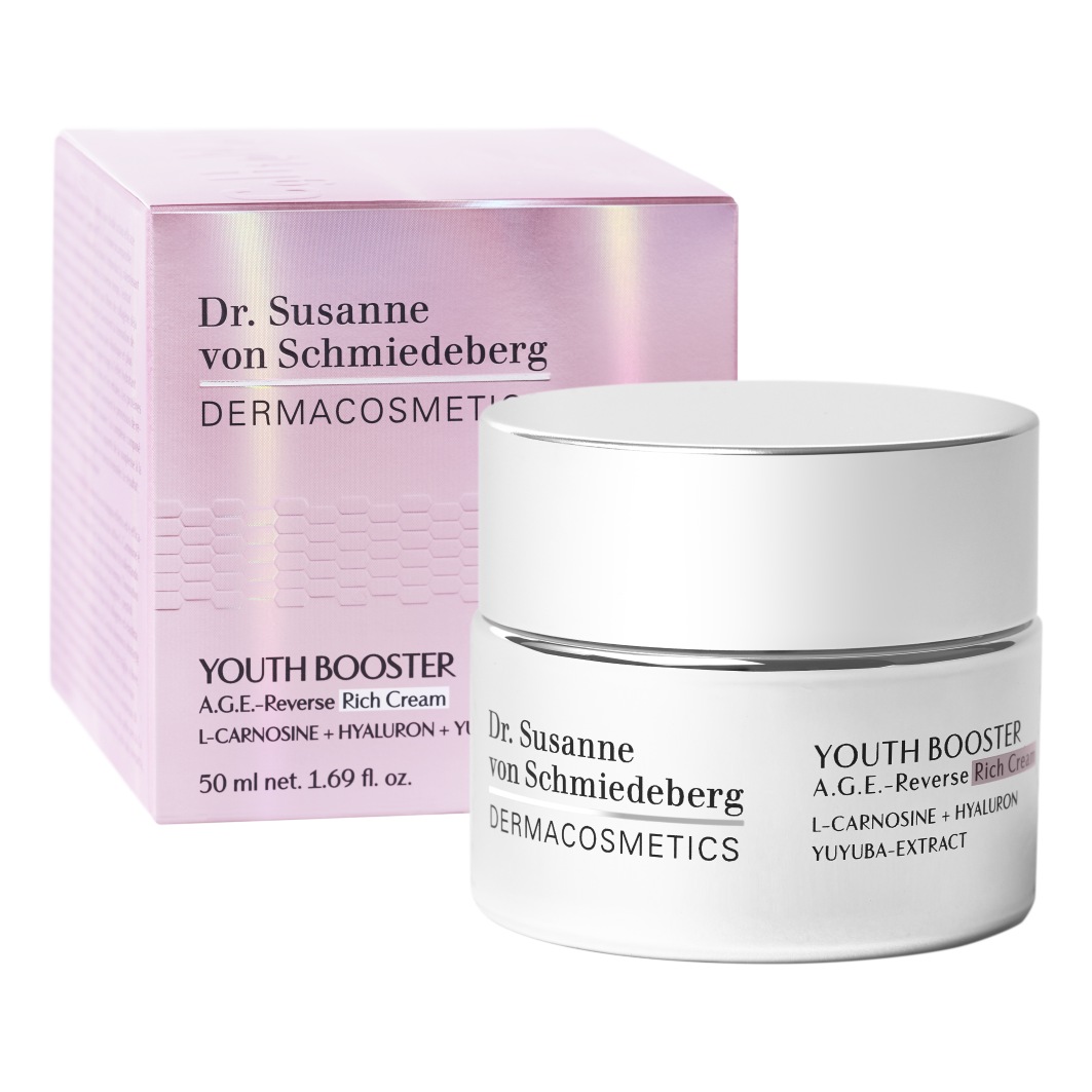 Крем для лица youth booster a.g.e.-reverse rich cream Dr Susanne Von Schmiedeberg, объем 50 мл
Крем для лица youth booster a.g.e.-reverse rich cream Dr Susanne Von Schmiedeberg, объем 50 мл