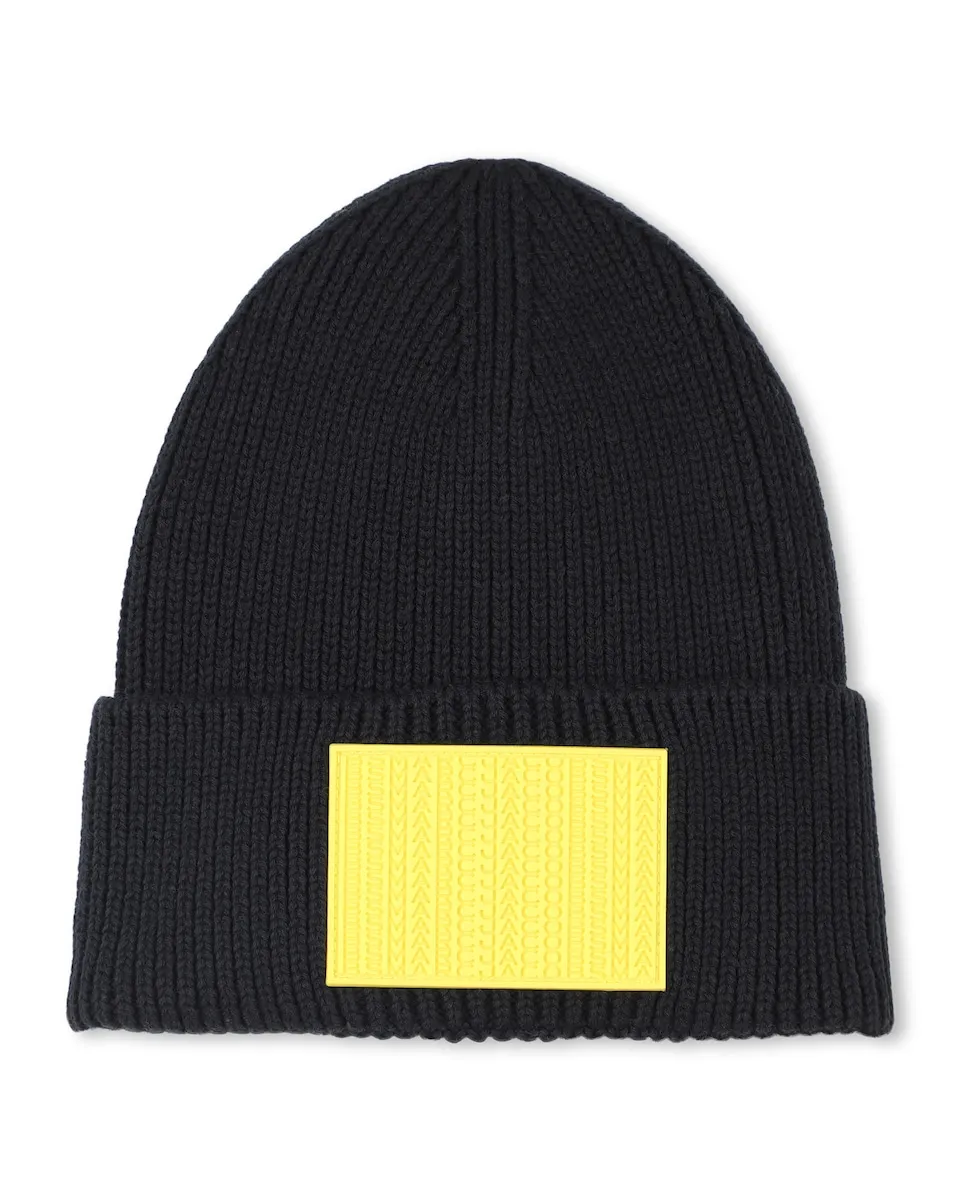 Черная детская шапочка из хлопка Marc Jacobs
Черная детская шапочка из хлопка Marc Jacobs