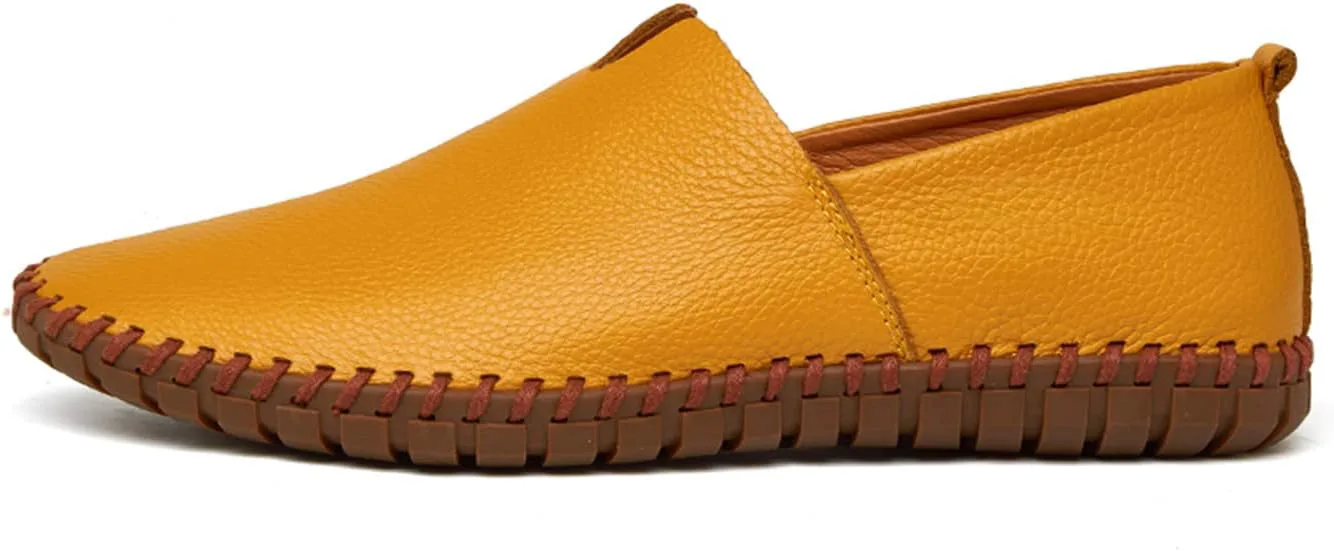 Мужские кожаные эспадрильи Santimon с закрытым носком, слипоны для повседневной и офисной носки, желтый
Мужские кожаные эспадрильи Santimon с закрытым носком, слипоны для повседневной и офисной носки, желтый