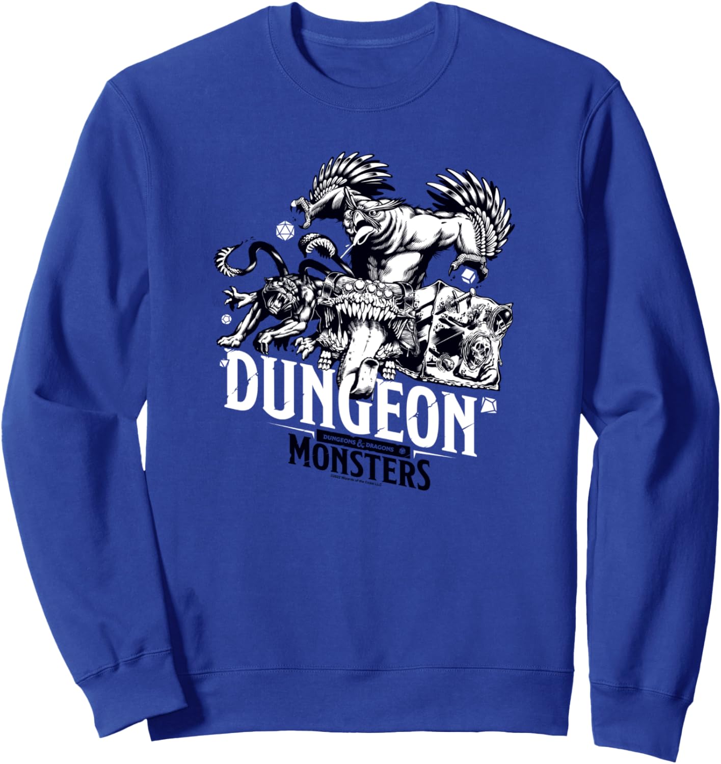 Толстовка с черно-белым постером Dungeons & Dragons Dungeon Monsters, синяя
Толстовка с черно-белым постером Dungeons & Dragons Dungeon Monsters, синяя