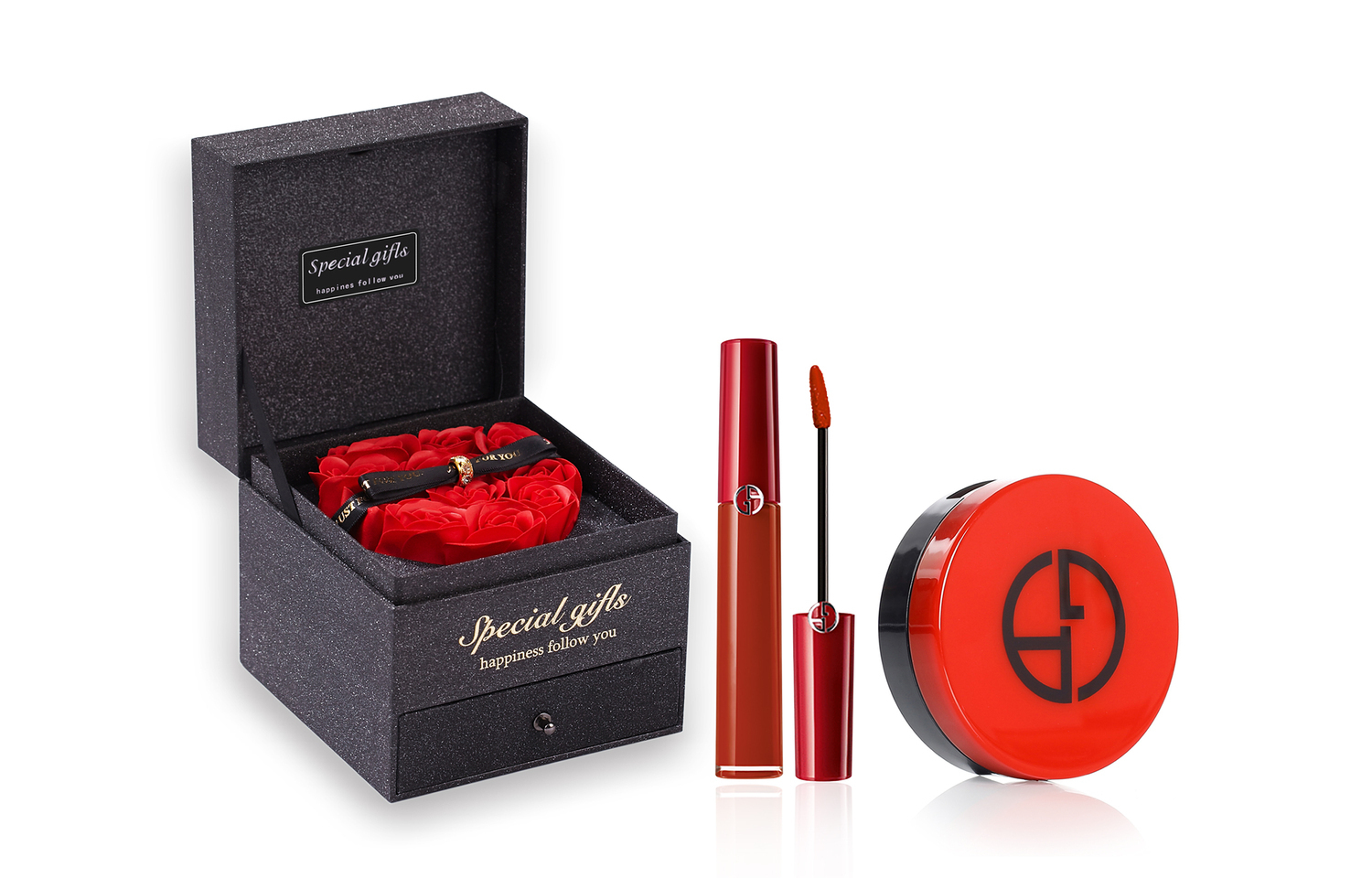 GIORGIO ARMANI Красный тонкий тюбик блеск для губ наборы для женщин
GIORGIO ARMANI Красный тонкий тюбик блеск для губ наборы для женщин