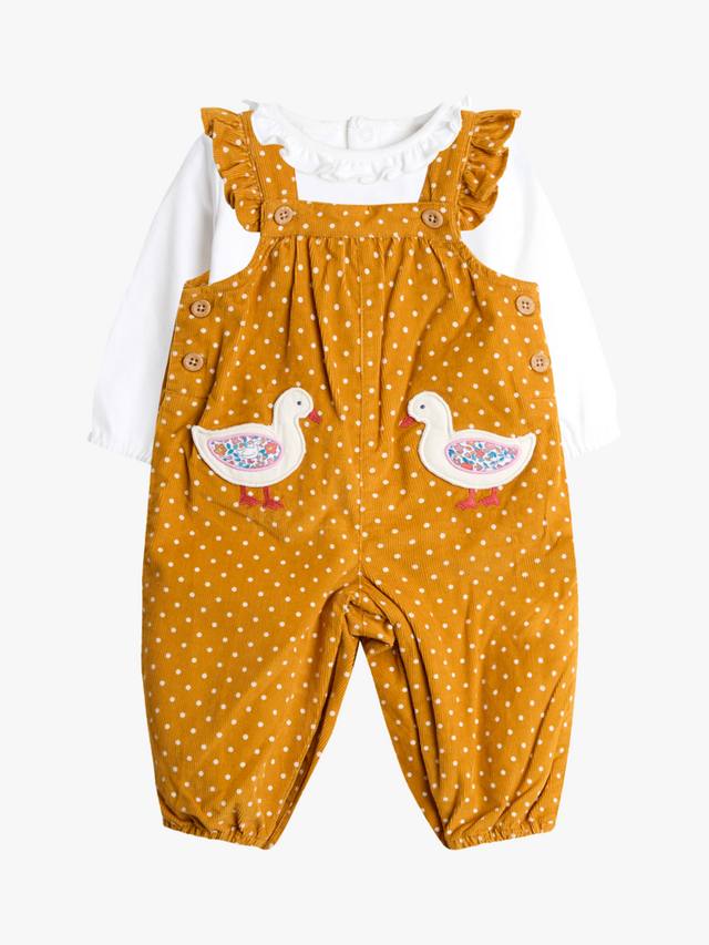 Комплект детских комбинезонов и топ JoJo Maman Bébé, Mustard
Комплект детских комбинезонов и топ JoJo Maman Bébé, Mustard