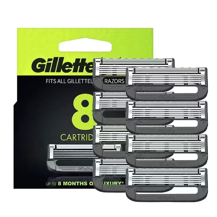 Пятислойные нано-лезвия ручные бритвы Gillette
Пятислойные нано-лезвия ручные бритвы Gillette