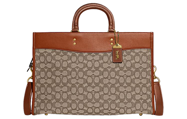 COACH Сумка-портфель из ткани и натуральной кожи с наплечным ремнем унисекс крупного размера монохромная коричневая
COACH Сумка-портфель из ткани и натуральной кожи с наплечным ремнем унисекс крупного размера монохромная коричневая