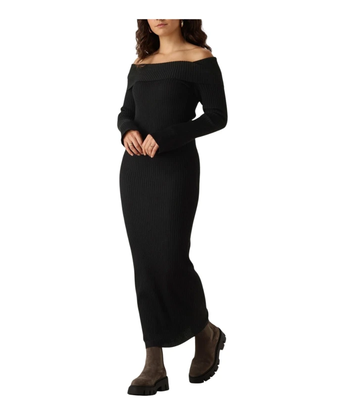 Черное платье миди для женщин Envii, черный
Черное платье миди для женщин Envii, черный