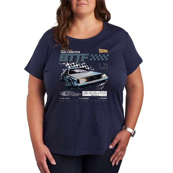 Футболка Plus size с принтом Back to the Future Licensed Character, Navy
Футболка Plus size с принтом Back to the Future Licensed Character, Navy