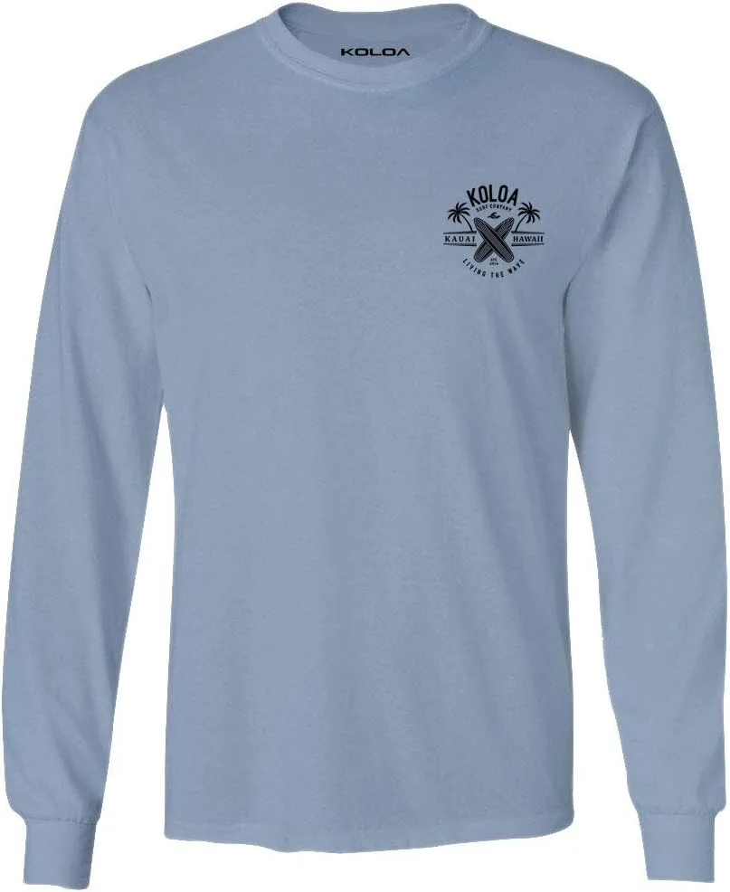 Футболка Koloa Surf с логотипом Kauai Surfboards, длинный рукав, плотный хлопок, размеры Reg, Big и Tall Koloa Surf Company
Футболка Koloa Surf с логотипом Kauai Surfboards, длинный рукав, плотный хлопок, размеры Reg, Big и Tall Koloa Surf Company