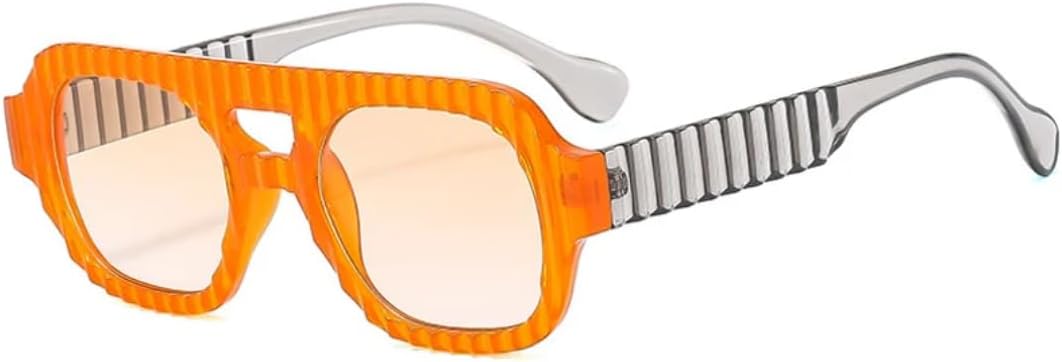 Модные полосатые солнцезащитные очки с двойной перемычкой для женщин и мужчин, спортивные очки для вождения и путешествий, защита от УФ-излучения UV400 VVTWSSW, Orange Orange
Модные полосатые солнцезащитные очки с двойной перемычкой для женщин и мужчин, спортивные очки для вождения и путешествий, защита от УФ-излучения UV400 VVTWSSW, Orange Orange