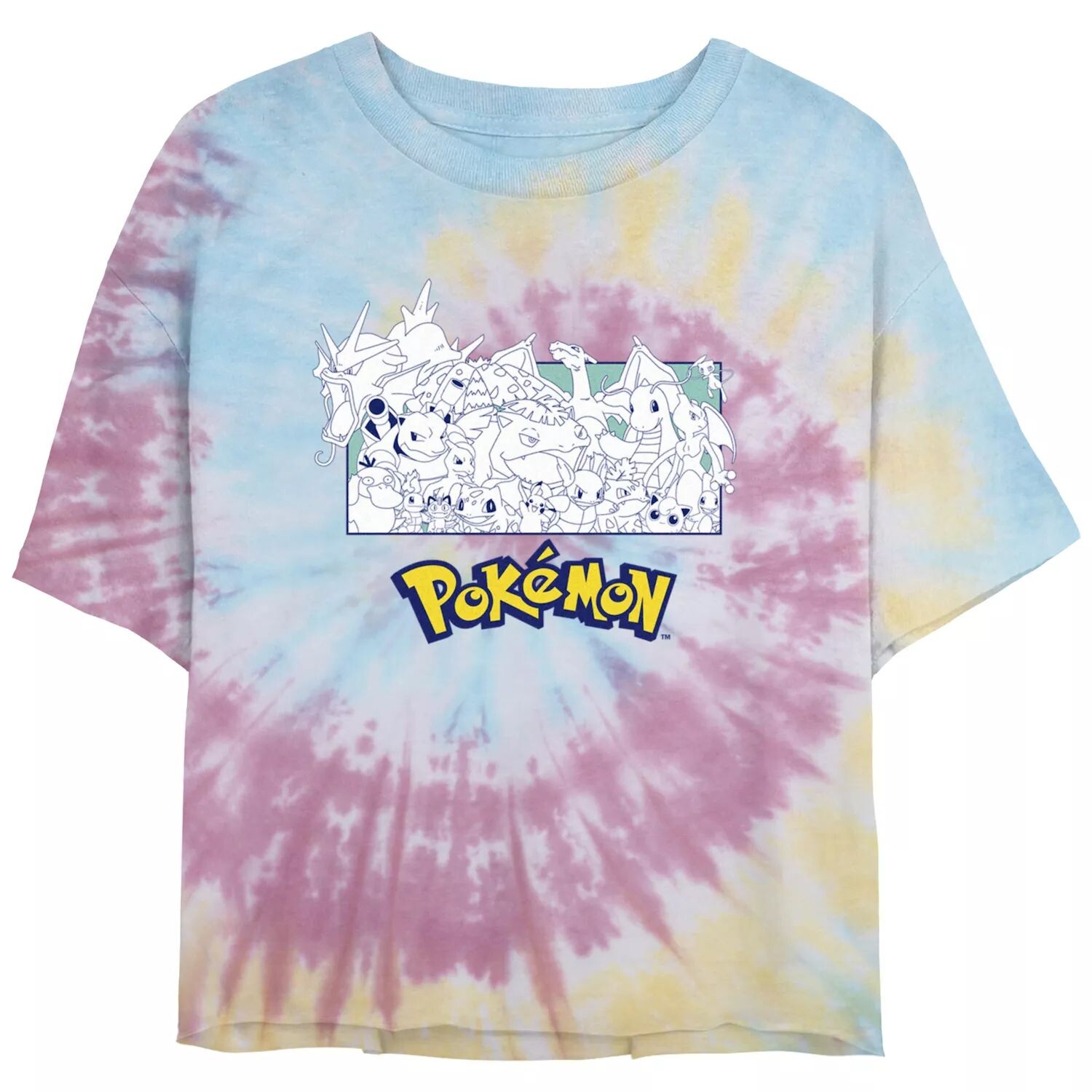 Монохромная футболка с изображением группового портрета Pokémon для юниоров Licensed Character
Монохромная футболка с изображением группового портрета Pokémon для юниоров Licensed Character