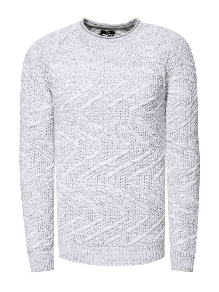 Узорчатый вязаный свитер с круглым вырезом белого цвета Rusty Neal
Узорчатый вязаный свитер с круглым вырезом белого цвета Rusty Neal