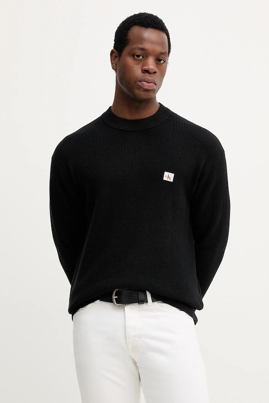 Хлопковый свитер Calvin Klein Jeans, черный
Хлопковый свитер Calvin Klein Jeans, черный