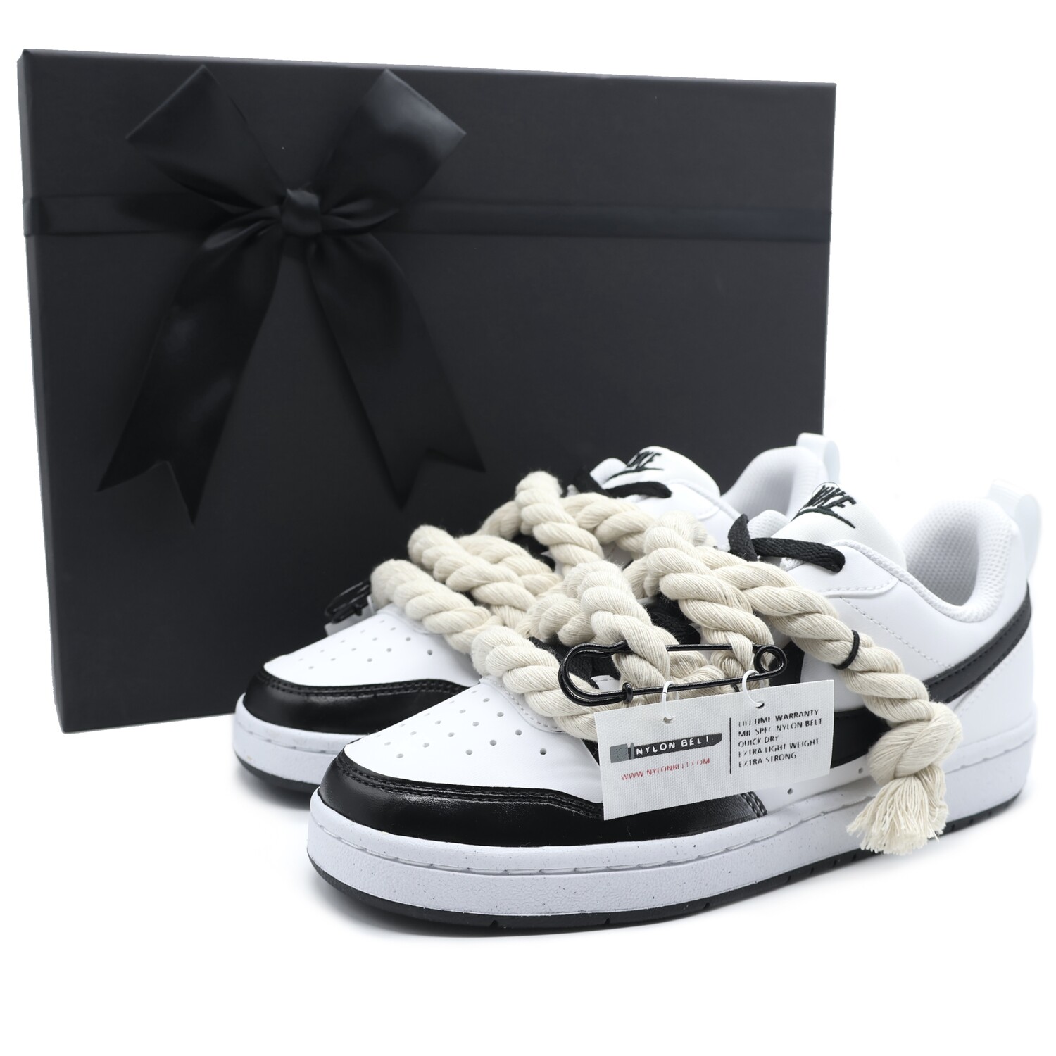 Кроссовки Nike Court Borough Skateboarding Shoes Women's Low-top Black&White, черный
Кроссовки Nike Court Borough Skateboarding Shoes Women's Low-top Black&White, черный