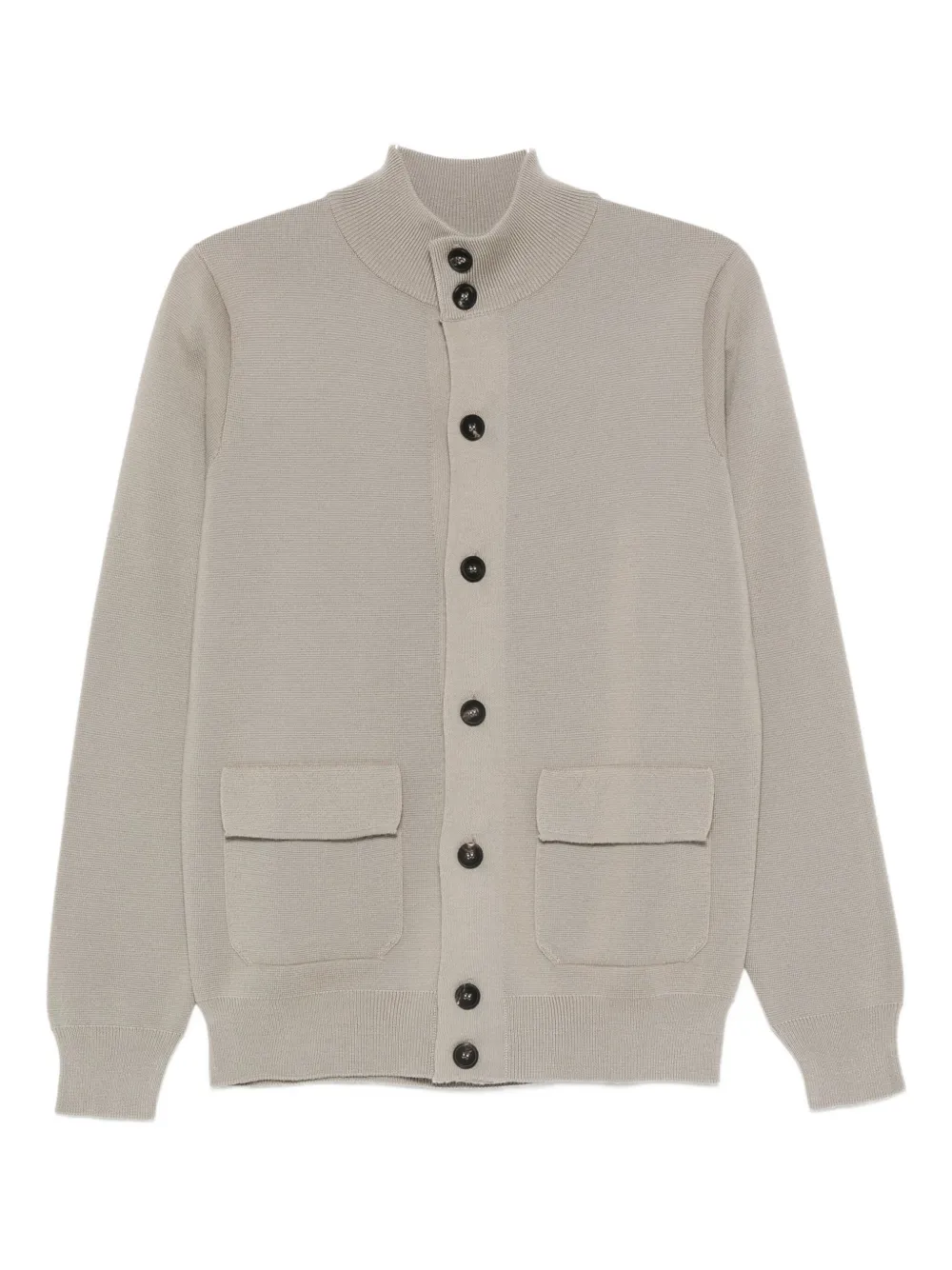 Кардиган с ребристой отделкой Filippo De Laurentiis, серый
Кардиган с ребристой отделкой Filippo De Laurentiis, серый