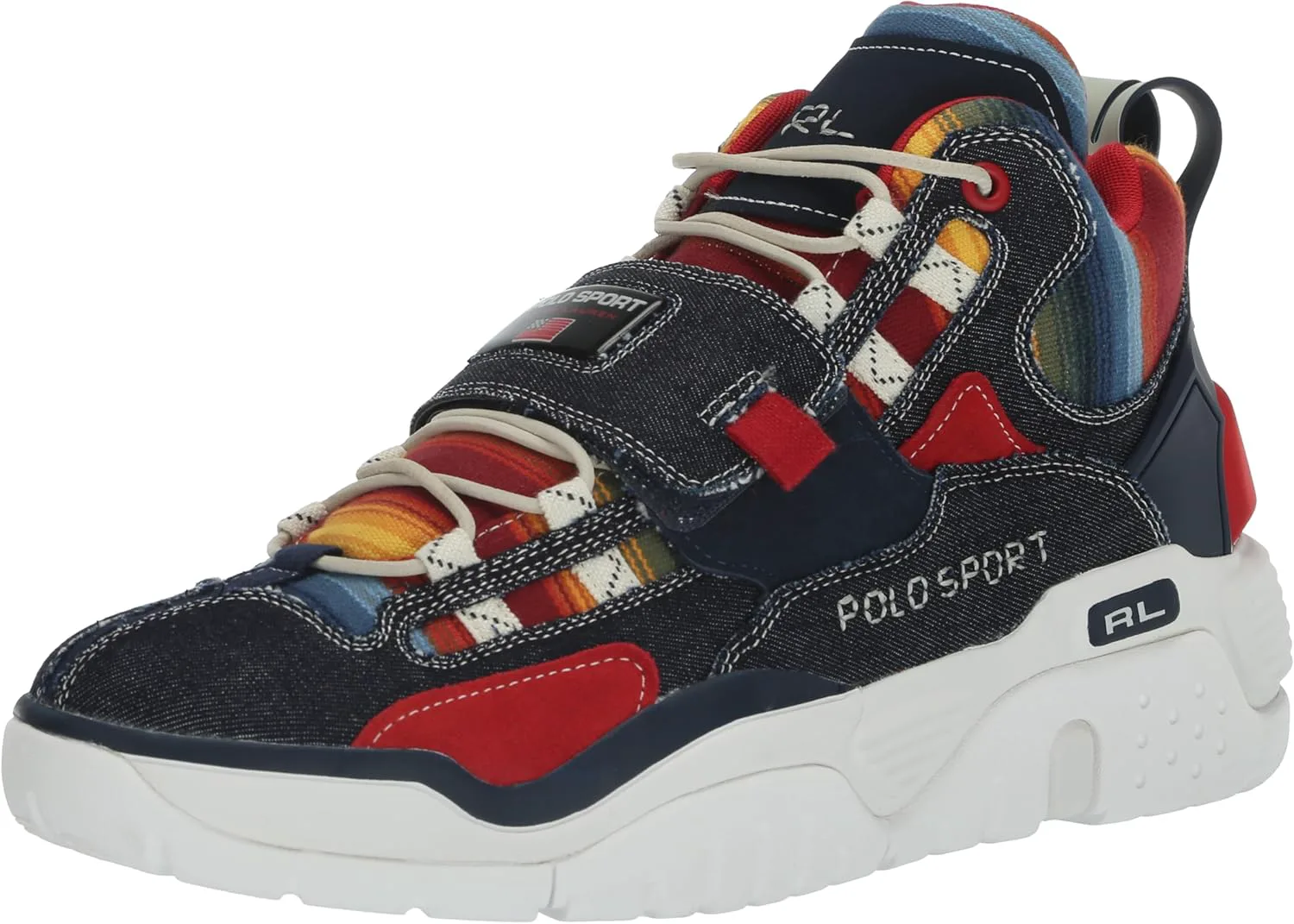 Мужские высокие кроссовки Polo Ralph Lauren Ps100 с многоцветным принтом, индиго
Мужские высокие кроссовки Polo Ralph Lauren Ps100 с многоцветным принтом, индиго