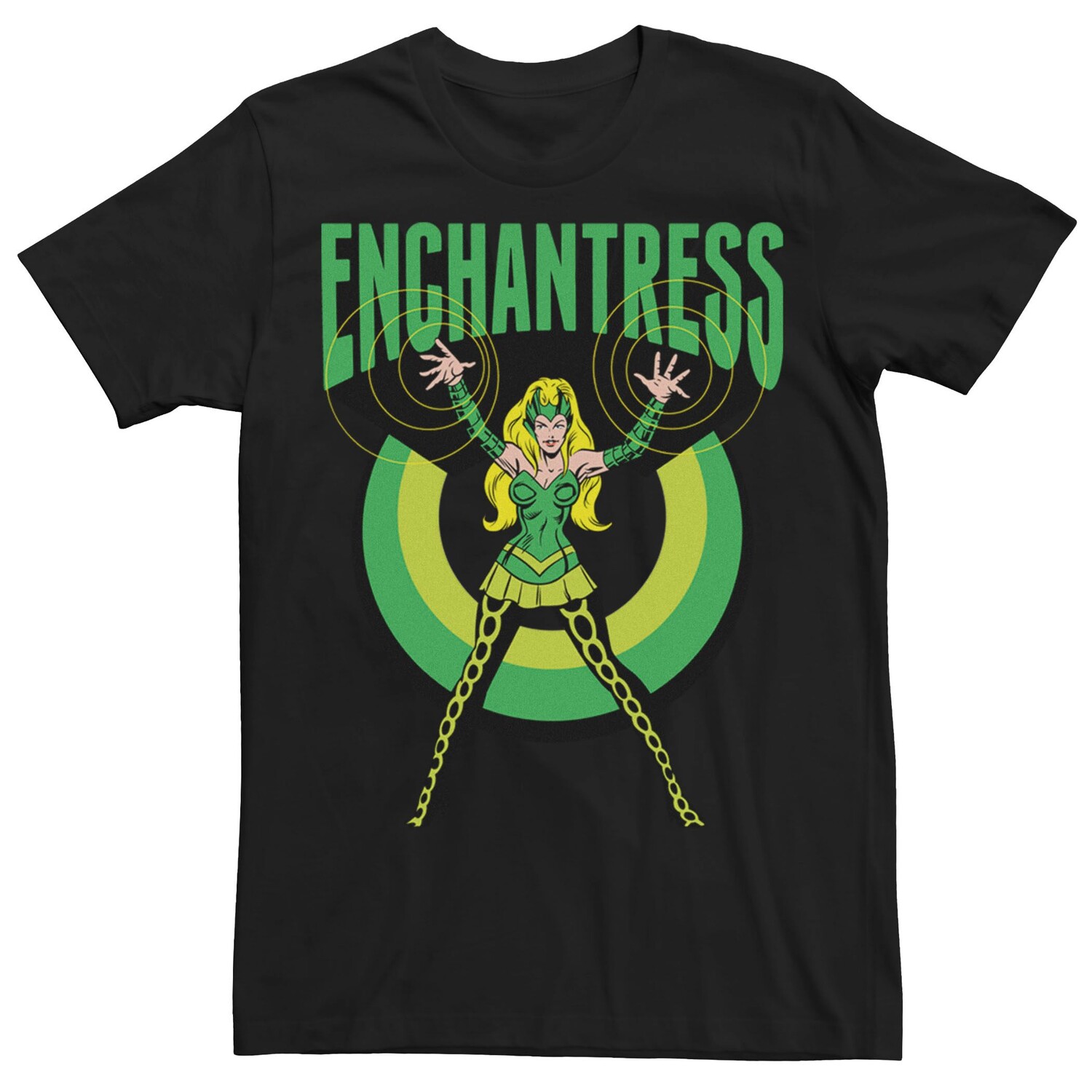 Мужская футболка с графическим логотипом и винтажным портретом Marvel Enchantress
Мужская футболка с графическим логотипом и винтажным портретом Marvel Enchantress