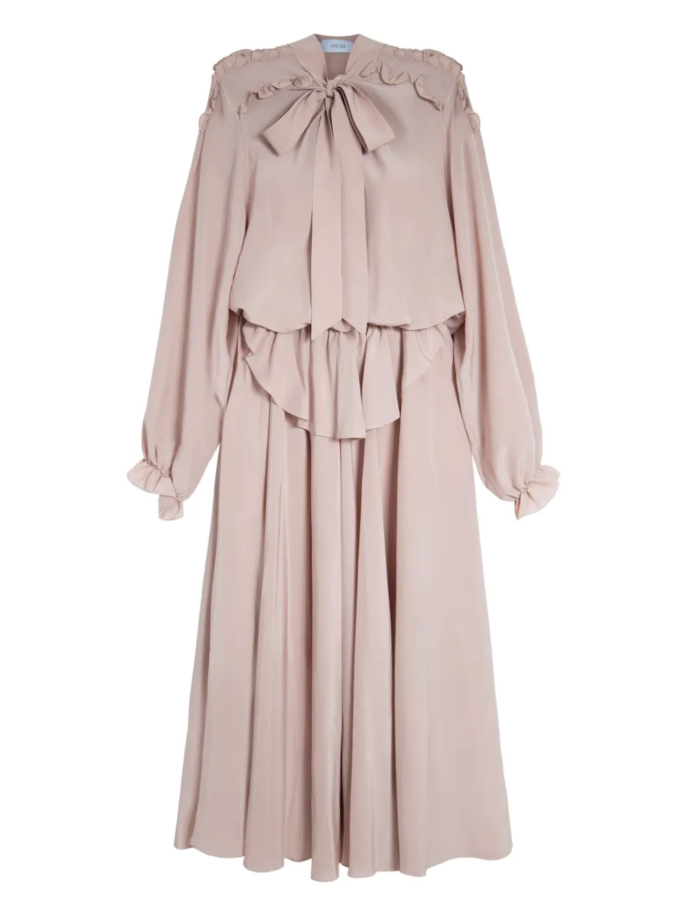 Шелковое платье-миди Dandara Isolda, нейтральный
Шелковое платье-миди Dandara Isolda, нейтральный