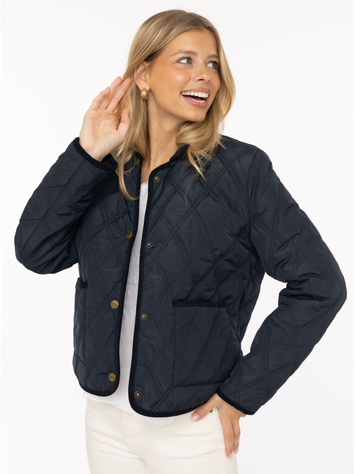 Zwillingsherz Стеганая куртка "Классика" темно-синего цвета
Zwillingsherz Стеганая куртка "Классика" темно-синего цвета