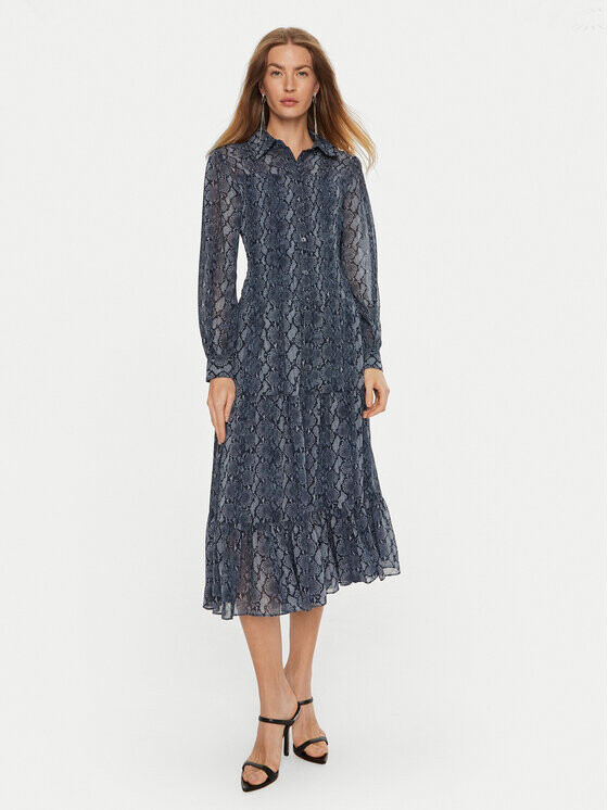 Платье-Рубашка стандартного кроя Michael Michael Kors, синий
Платье-Рубашка стандартного кроя Michael Michael Kors, синий