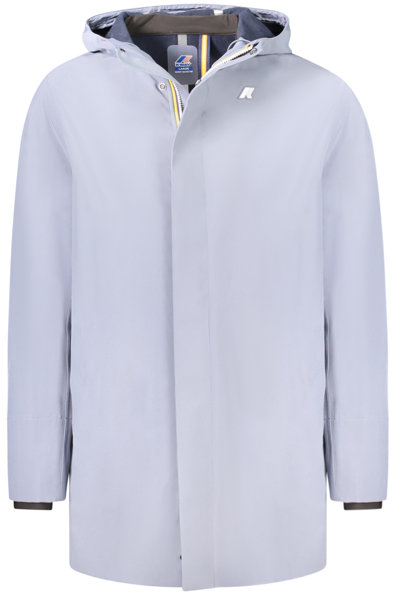 Тренч мужской K-Way на молнии, серый
Тренч мужской K-Way на молнии, серый