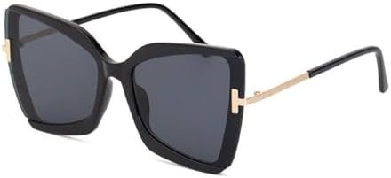 Крупные солнцезащитные очки для женщин, винтажные квадратные солнцезащитные очки для женщин, модные очки «кошачий глаз», солнцезащитные очки UV400 MTZJH, C1 Black Gary
Крупные солнцезащитные очки для женщин, винтажные квадратные солнцезащитные очки для женщин, модные очки «кошачий глаз», солнцезащитные очки UV400 MTZJH, C1 Black Gary