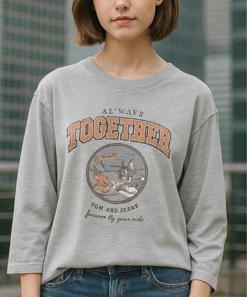 Футболка с принтом «Том и Джерри», с рукавами 3/4 TOM&JERRY
Футболка с принтом «Том и Джерри», с рукавами 3/4 TOM&JERRY