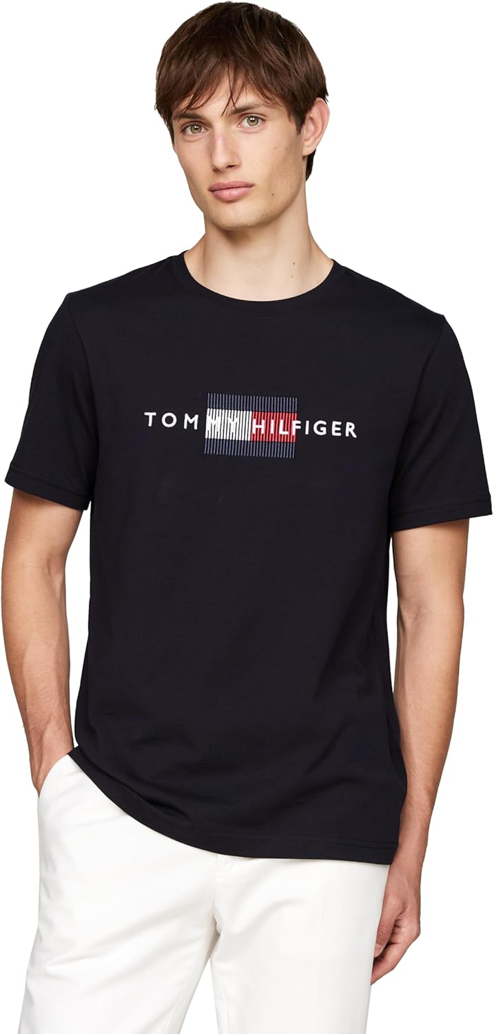 Мужские хлопковые футболки Tommy Hilfiger с коротким рукавом и вышитым логотипом-флажком. Доступны также размеры для больших и высоких размеров., Desert Sky, Коричневый, Мужские хлопковые футболки Tommy Hilfiger с коротким рукавом и вышитым логотипом-флаж
Мужские хлопковые футболки Tommy Hilfiger с коротким рукавом и вышитым логотипом-флажком. Доступны также размеры для больших и высоких размеров., Desert Sky, Коричневый, Мужские хлопковые футболки Tommy Hilfiger с коротким рукавом и вышитым логотипом-флаж