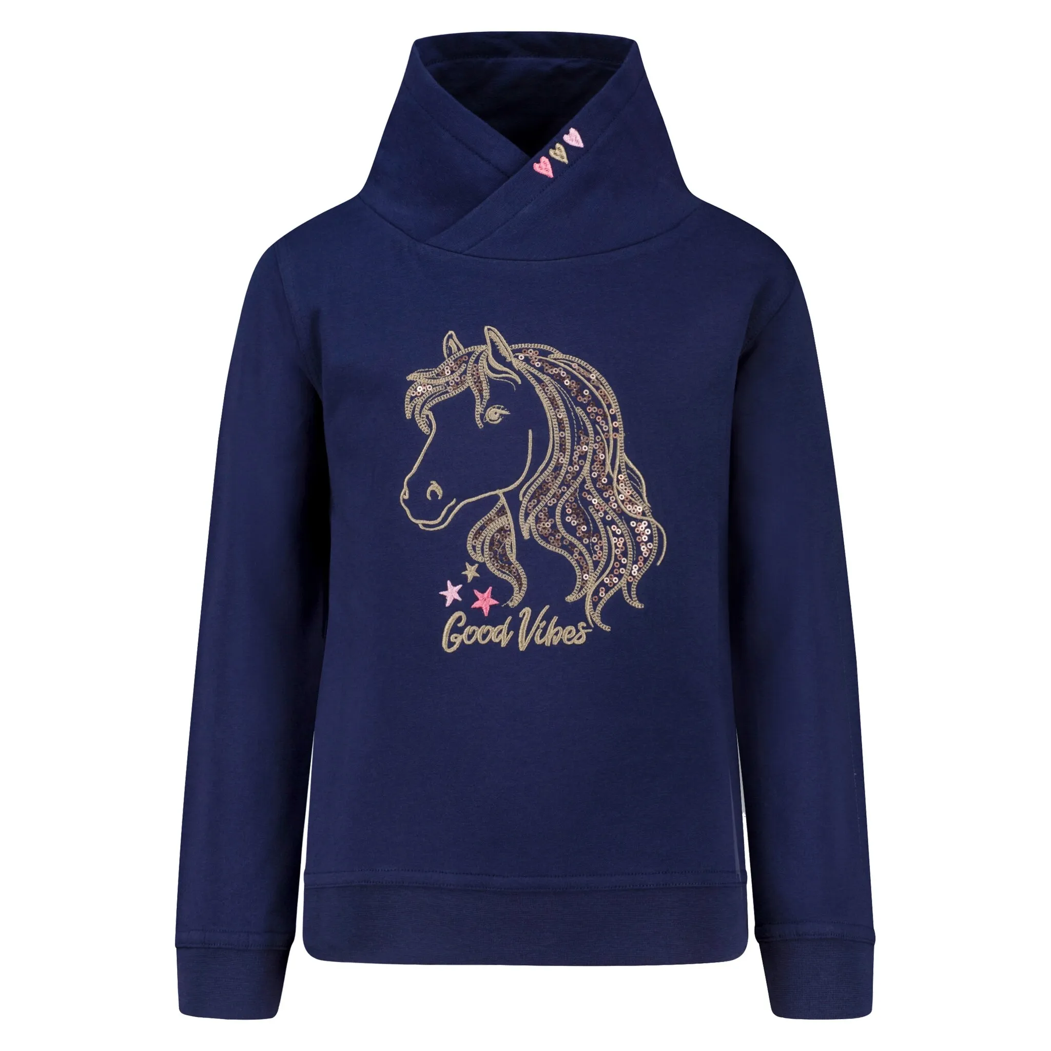 Толстовка с капюшоном СОЛЬ И ПЕРЕЦ «Star Stable», с вышитым лошадиным мотивом и пайетками Salt And Pepper, цвет blau
Толстовка с капюшоном СОЛЬ И ПЕРЕЦ «Star Stable», с вышитым лошадиным мотивом и пайетками Salt And Pepper, цвет blau